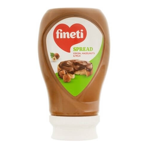 Fineti Crema Tartinabila Crema cu cacao, alune de padure si lapte, 380 gpe grupdzc.ro✅. Descopera gama copleta de produse la oferte speciale✅!