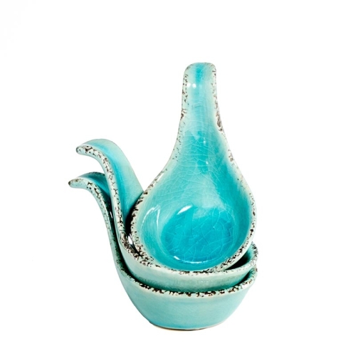 Set 3 boluri finger food, gama Susy, din ceramica, dimensiuni 100x65x60