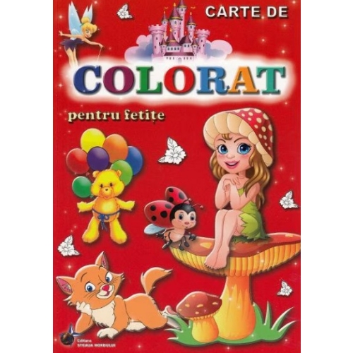 Carte de colorat pentru fetite
