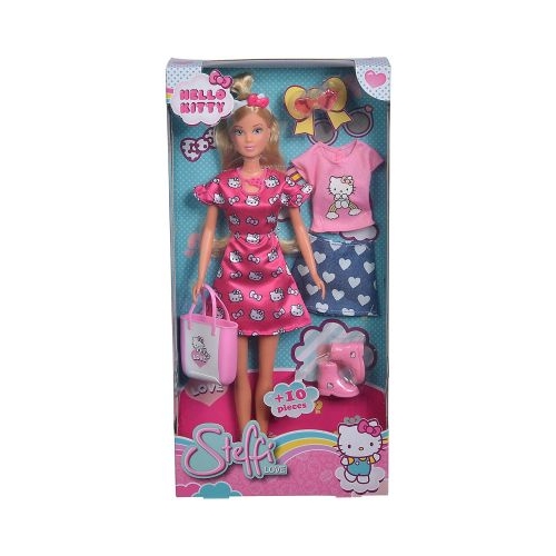 Papusa Steffi Love Hello Kitty cu doua tinute fashion