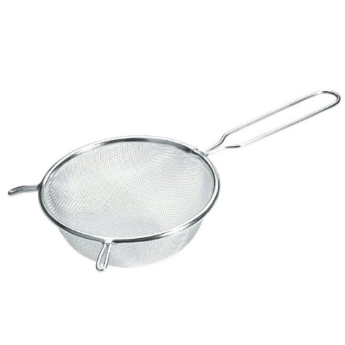 Strecuratoare mare cu maner, inox, Hendi, diametru 24 cm x lungime 41 cm, potrivita si pentru uz profesional