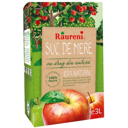 Suc de mere, 3 L, Raureni