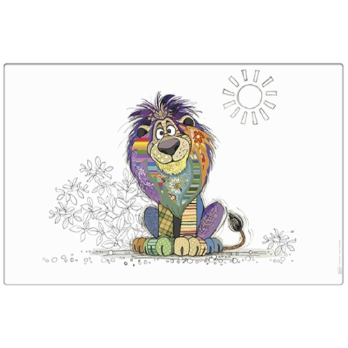 Suport farfurie Kook Leu Multicolor Kiub