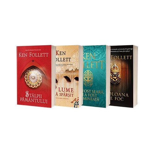 Seria Stalpii pamantului, 4 carti - Ken Follett