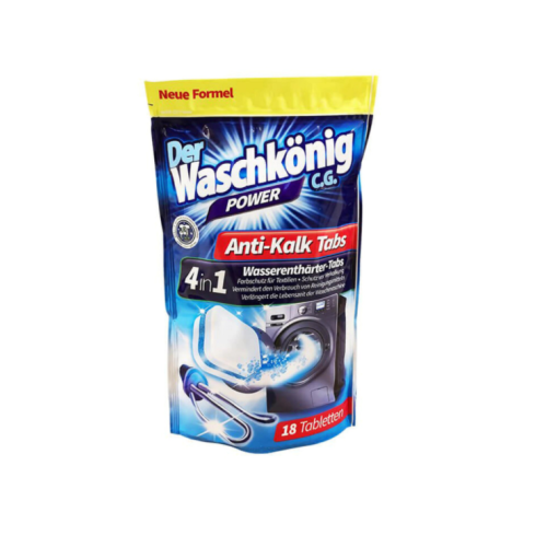 Tablete Anticalcar, 18x18g, Der Waschkonig C.G. Produs pentru curatarea si igienizarea hainelor