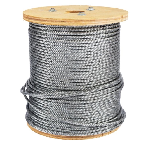 Tambur cablu otel zincat Micul Fermier, diametru 3mm, lungime 100m