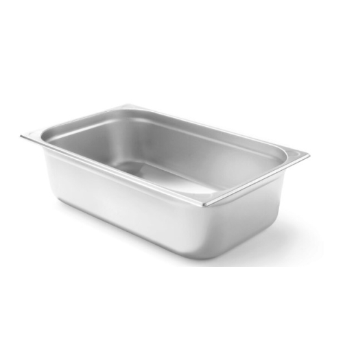 Tava Gastronorm GN 1/1, 530x325x(H)65 mm, 8.6 litri, inox, Hendi Kitchen Line
