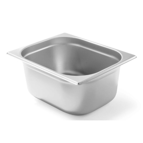 Tava Gastronorm GN 1/2 150 mm 9.5 litri, inox, gama Hendi Budget Line