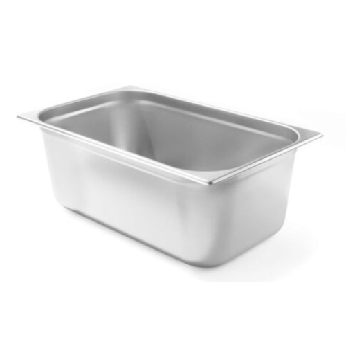 Tava Gastronorm GN1/1, 530x325x(H)200 mm, 28 lt, inox, gama Hendi Budget Line