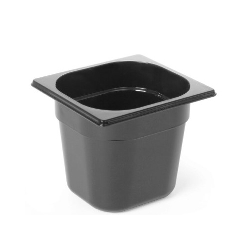 Tava Hendi Gastronorm GN 1/6 100 mm 1.6 lt - policarbonat negru