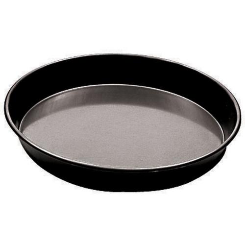 Tava pizza, rotunda, tabla neagra, diametru 240mm, inaltime 25mm