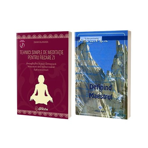 Set 2 carti - Definind Maestrul si Tehnici simple de meditatie pentru fiecare zi