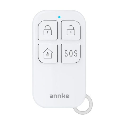 Telecomanda wireless ANNKE REMOTE001 pentru sistem alarma A113, accesoriu suplimentar, 4 butoane, buton de panica SOS