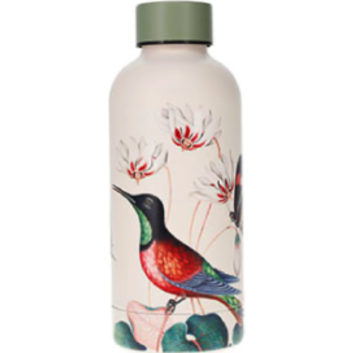 Termos Fleurs Oiseau Vert 400 ml-Kiub