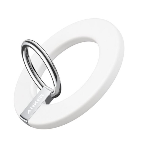 Suport magnetic Anker Ring Grip MagGo 610 pentru seria iPhone 12 si iPhone 13 Alb