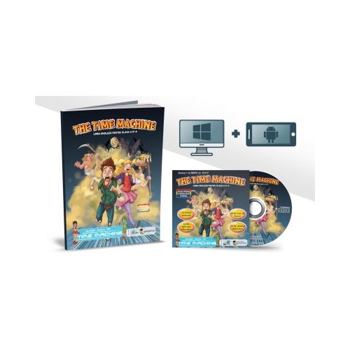 The Time Machine. Limba engleza pentru clasa a IV-a, cu CD, EDU, Auxiliare Clasa 4, Limba engleza Clasa 4