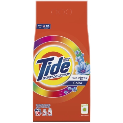 TIDE DETERGENT PUDRA AUTOMAT 7.5KG LENOR TOUCH COLOR 100 SPALARI