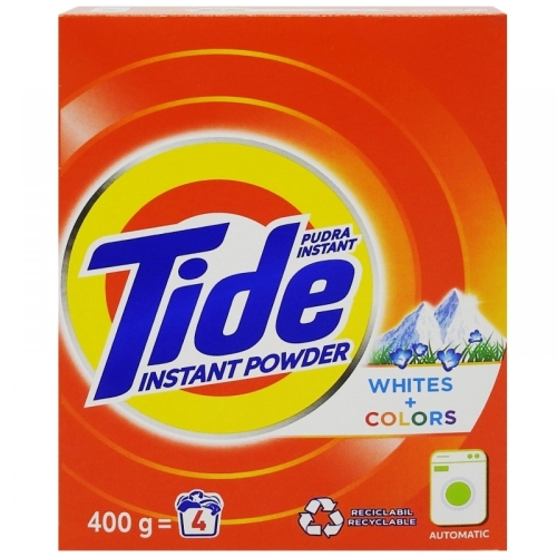 Tide detergent automat pentru haine / rufe Albe + Color 400 G