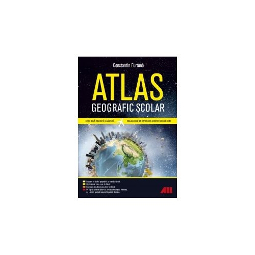 Atlas geografic scolar - Constantin Furtuna