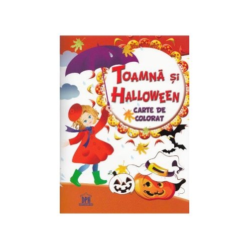 Toamna si Halloween. Carte de colorat, editura Didactica Publishing House