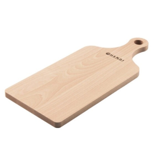 Tocator cu maner, Hendi, lemn de fag, 390x160x (H)13 mm