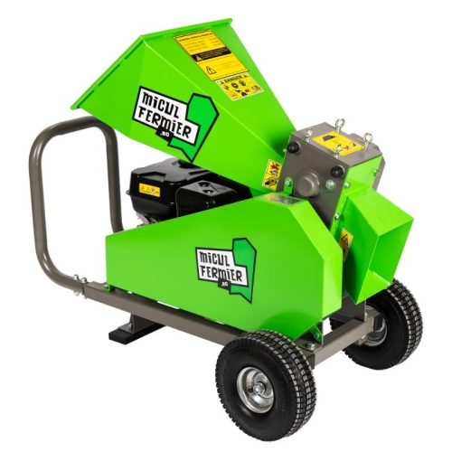 Tocator de crengi Micul Fermier, motor benzina 7 CP, 60 mm diametru maxim de taiere, pentru brichete