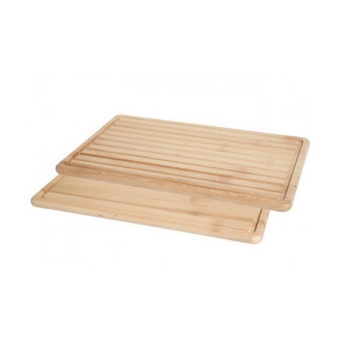 Tocator masiv din lemm frasin, GN1/1, cu 2 fete pentru tocat: paine si alimente, 530x325x(H)18 mm, Hendi