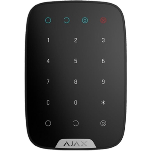 Tastatura touch wireless KeyPad, negru, Ajax