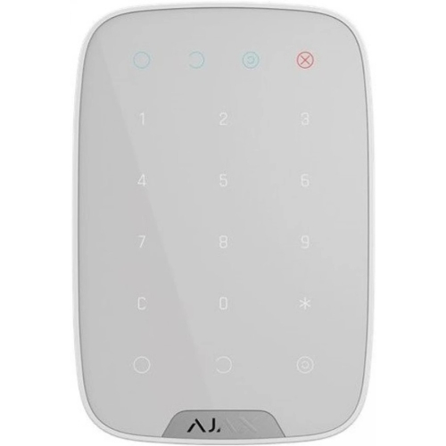 Tastatura touch wireless KeyPad, alb, Ajax