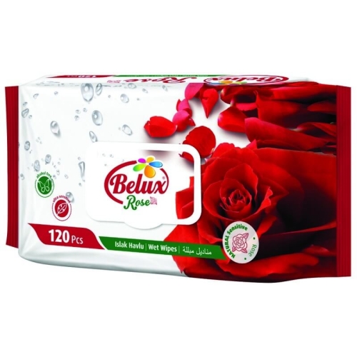 Belux servetele umede trandafir, 120 bucpe grupdzc.ro✅. Descopera gama copleta de produse la oferte speciale✅!