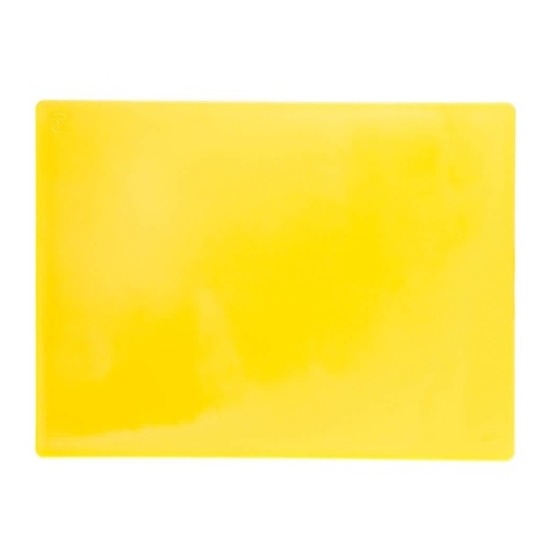 Tocator bucatarie profesional din polietilena culoare galben, dimensiuni 600x400x20hmm