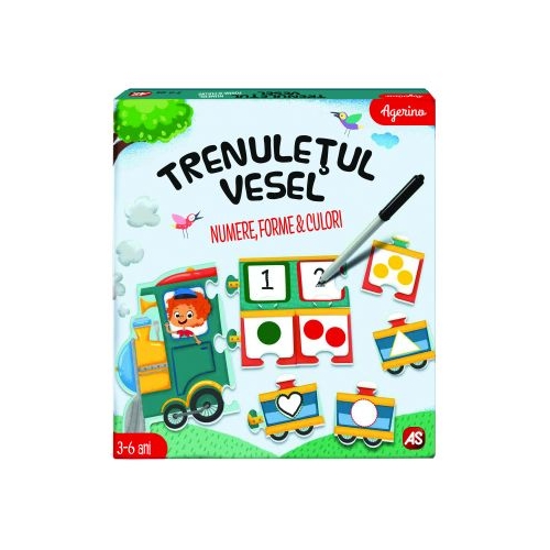 Trenuletul vesel numere, forme si culori, As games