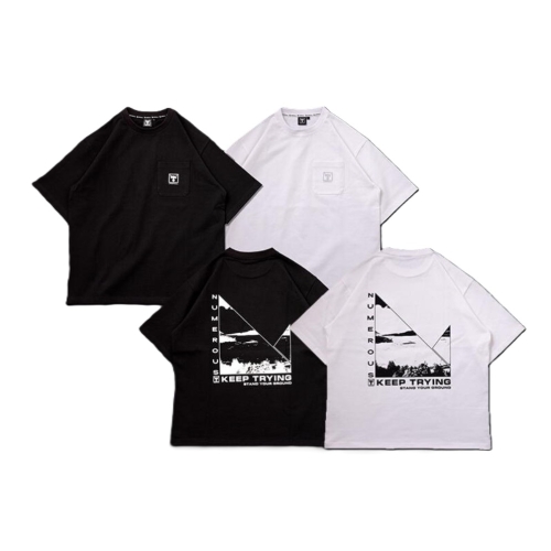 TRICOU JACKALL GRAPHIC TEE WATER SIDE BLACK