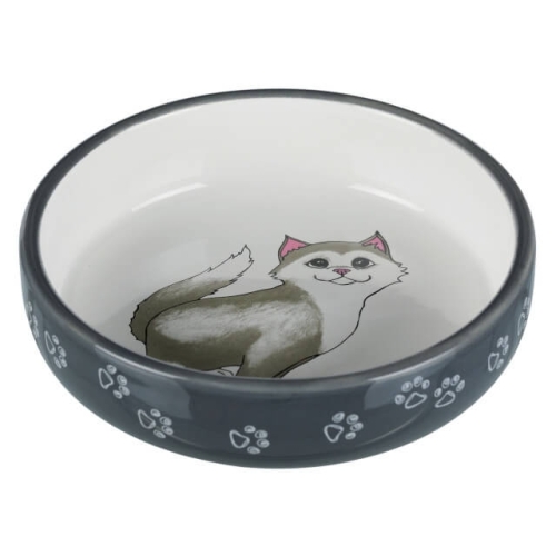 Trixie Castron Ceramica Pisica 0 3 L/O 15 cm Gri