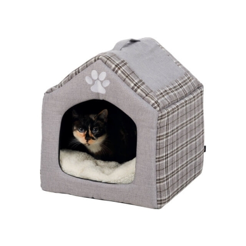 Trixie Casuta Iglu Silas 40x45x40 cm Gri/Crem