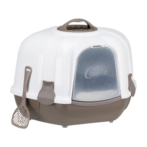 Trixie Litiera Cu Capac Maro Corner 60 x 43 x 52 cm Taupe