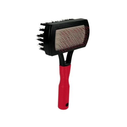 Perie Pisica Plastic cu Doua Fete 10x17 cm Trixie 