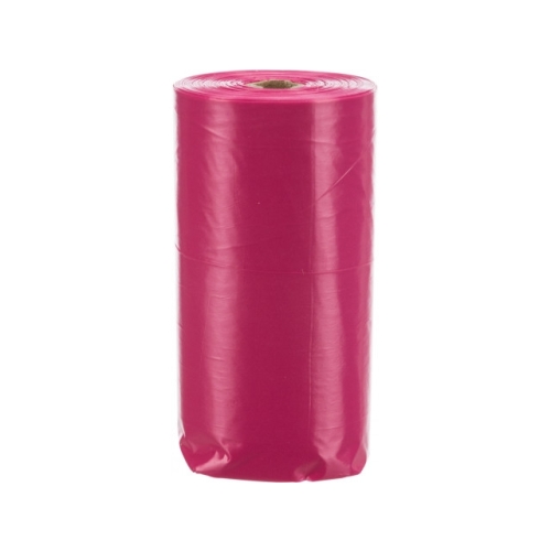 Trixie Pungi Igienice pentru Caini, cu Aroma de Trandafir 4 role x 20 buc Roz