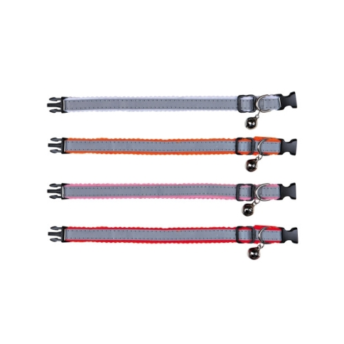 Trixie Zgarda Gri Reflectorizant cu Clopotel