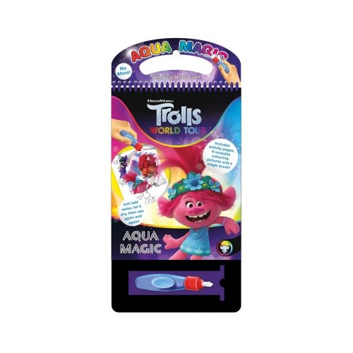 Trolls 2 Aqua Magic - Set carte + Stilou cu apa