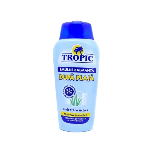 Tropic Emulsie Calmanta Dupa Plaja cu Aloe Vera si Mentol, 250 ml
