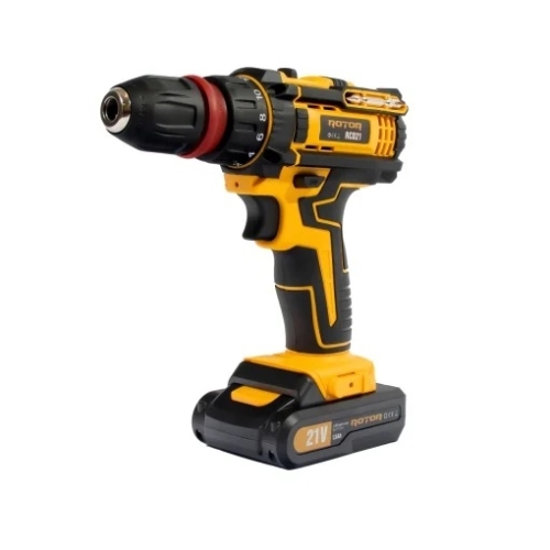 Trusa autofiletanta pe acumulator 21V ROTOR RCD21 + biti, 1350 RPM, Brushless