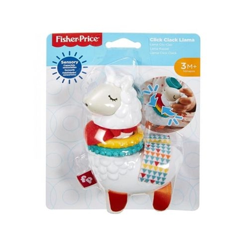 Jucarie Zornaitoare Lama multicolora de plus, Fisher Price