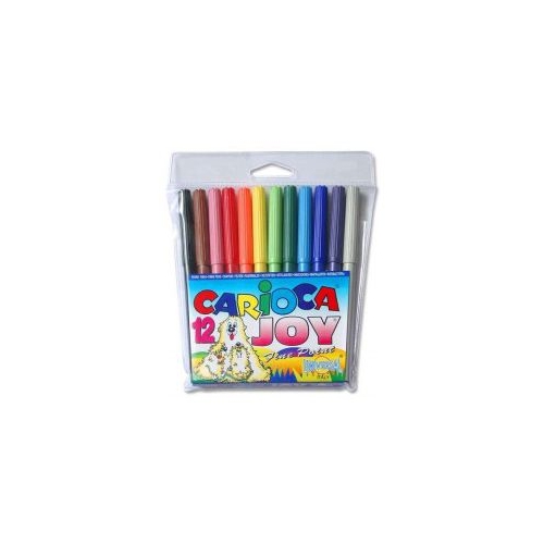 Markere Carioca Joy, varf 2 mm, 12 culori/set