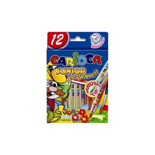 Markere Carioca Junior Aquarell, 12 culori/cutie