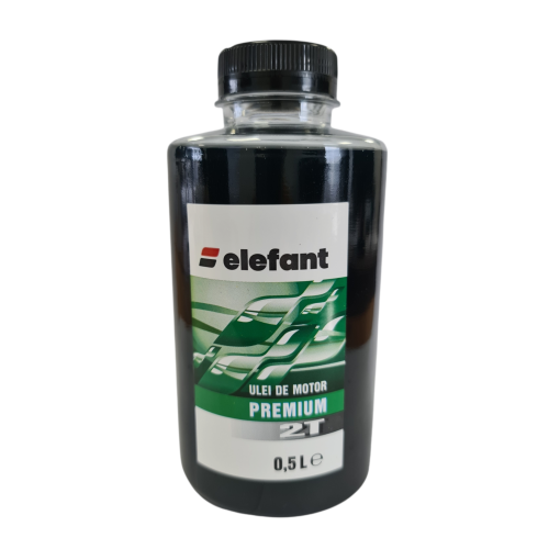 Ulei 0.5L verde amestec ELEFANT motoare 2 Timpi, 30 ml/l