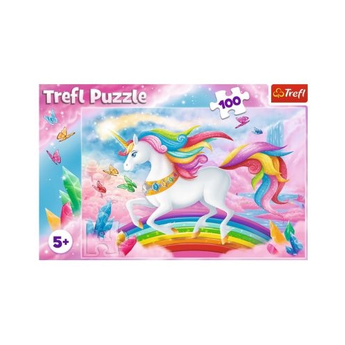 Puzzle lumea de cristal a unicornilor 100 piese