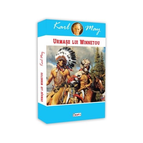 Urmasii lui Winnetou - Karl May, editura Dexon. Carte cu povesti pentru copii