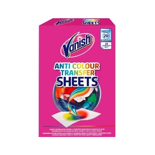 Vanish Servetele anti-transfer de culoare, 20 buc