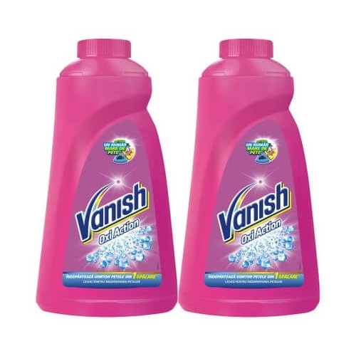 Pachet Vanish Solutie pentru indepartarea petelor Pink Oxi Action, 2x1Lpe grupdzc.ro✅. Descopera gama copleta de produse la oferte speciale✅!